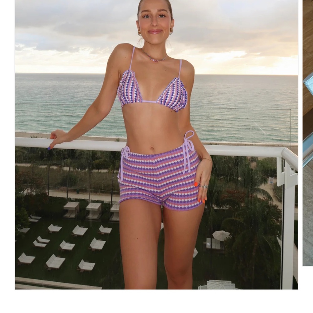 Strawberry Milk Mob Periwinkle Mini Short